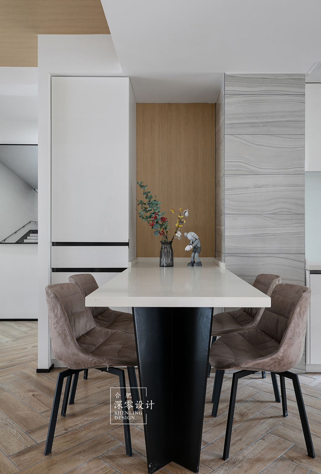 140㎡三室两厅，至精至简、空间感爆棚  深零设计-23