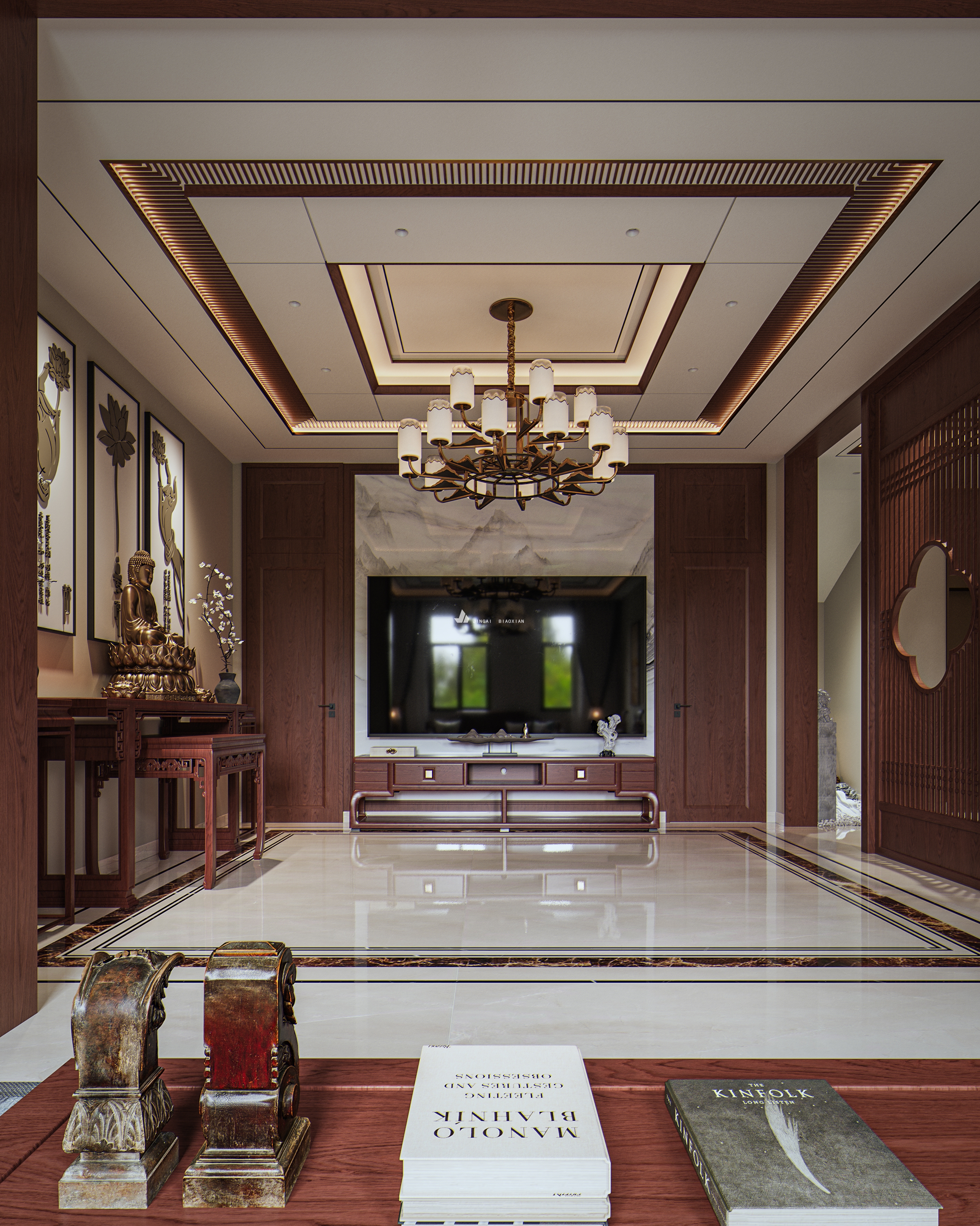 岁寒，然后知松柏之后凋也。(新中式风格)-18