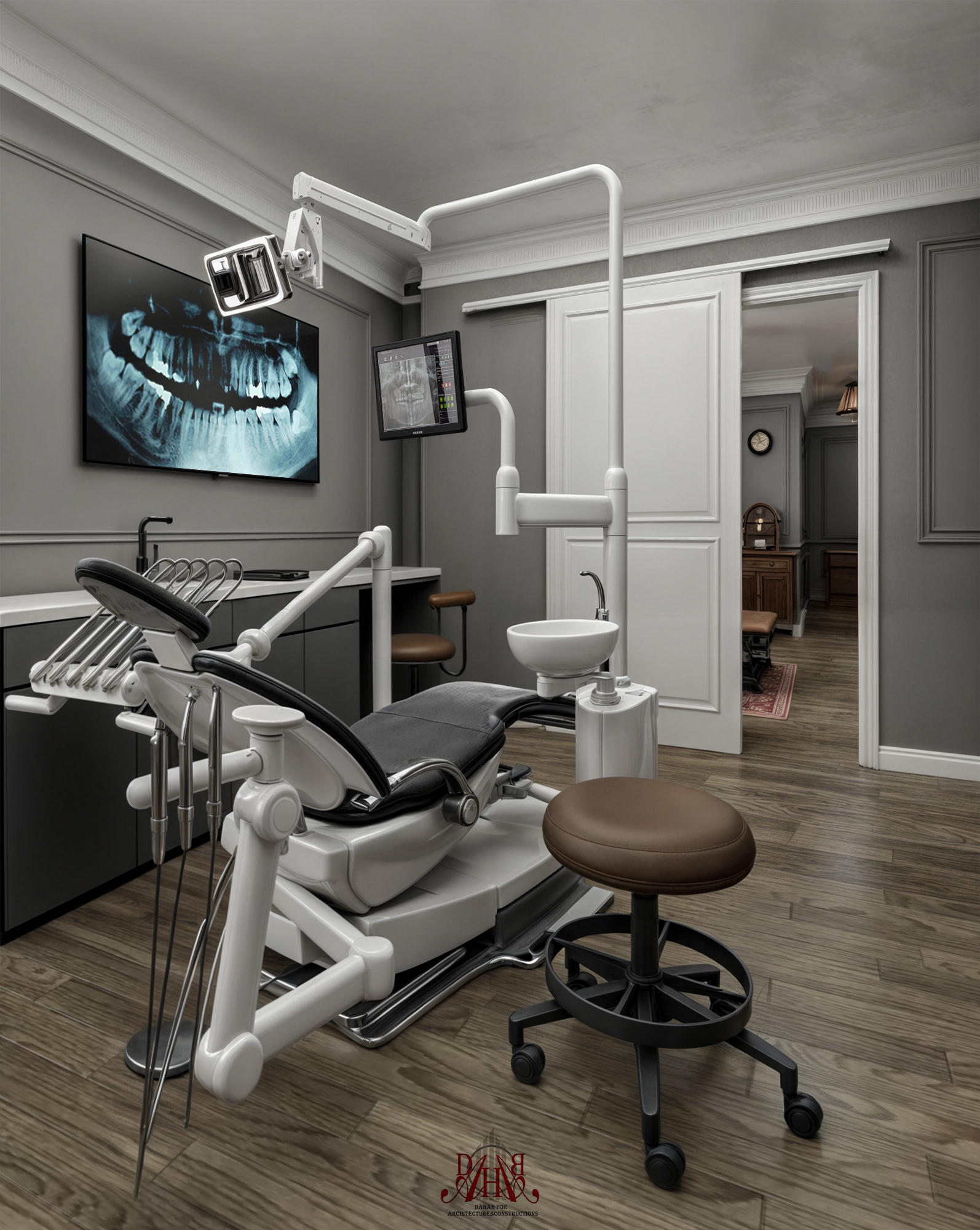 Vintage Dental Clinic（复古牙科诊所）丨埃及亚历山大丨Dahab Architecture-12