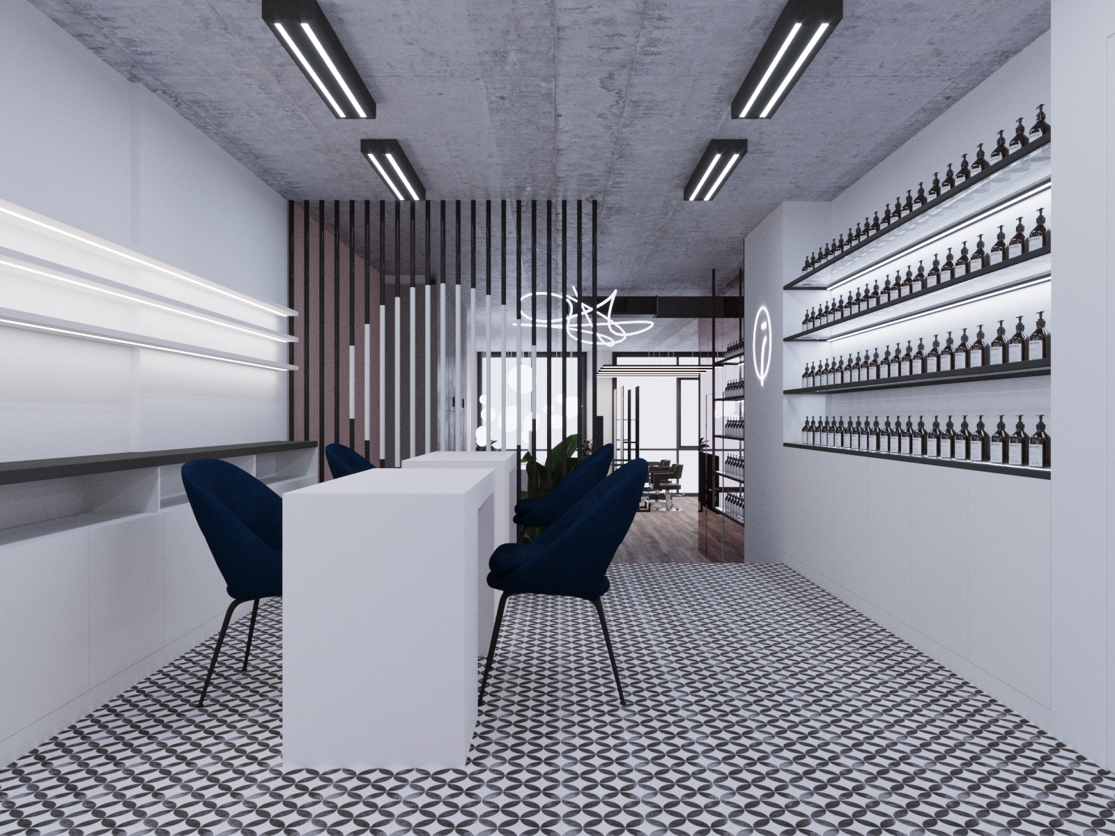 FORMA. beauty salon. 2021. Kyiv. 200m2-16