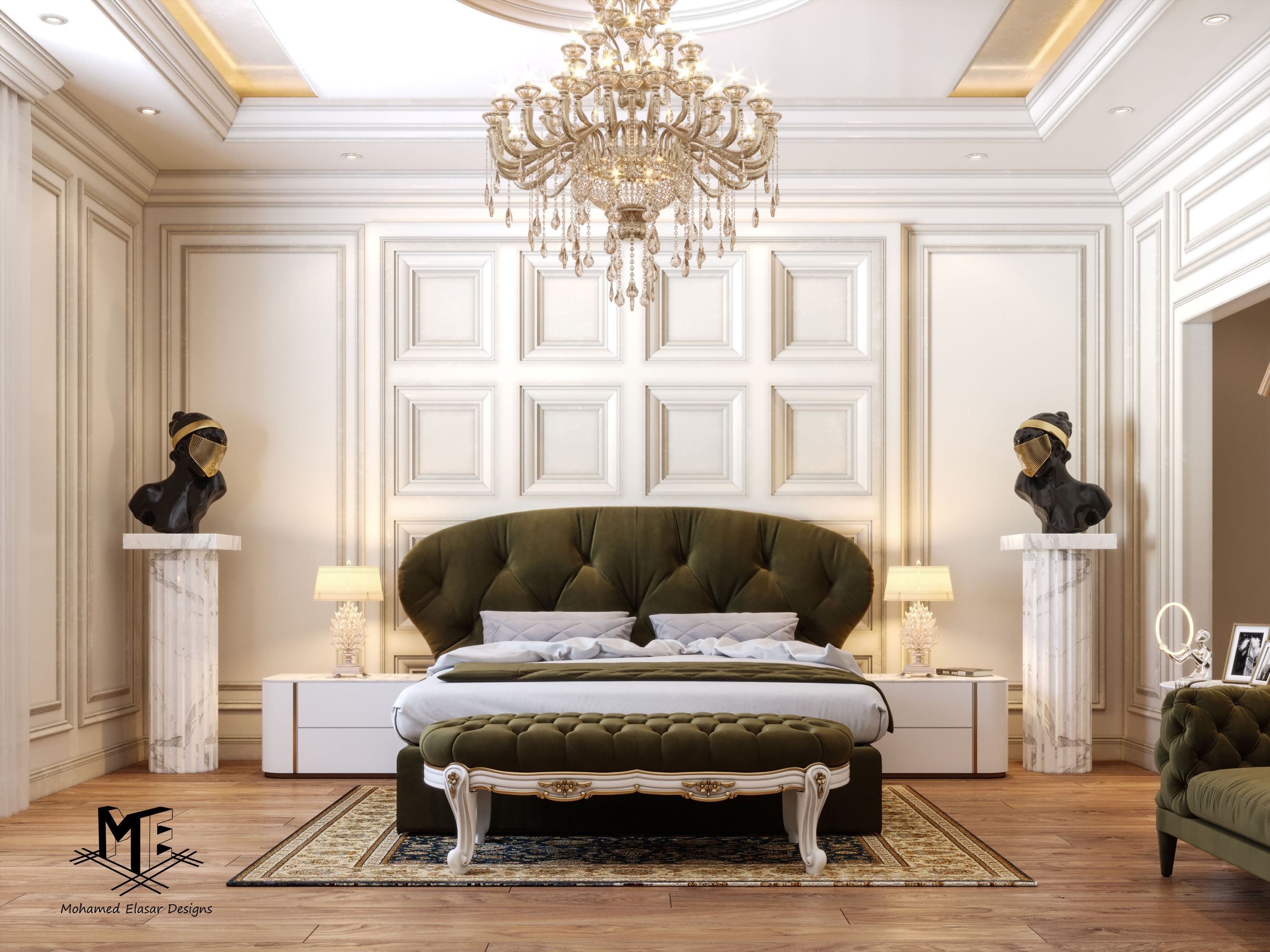 Classic Master Bedroom & Sitting area-1