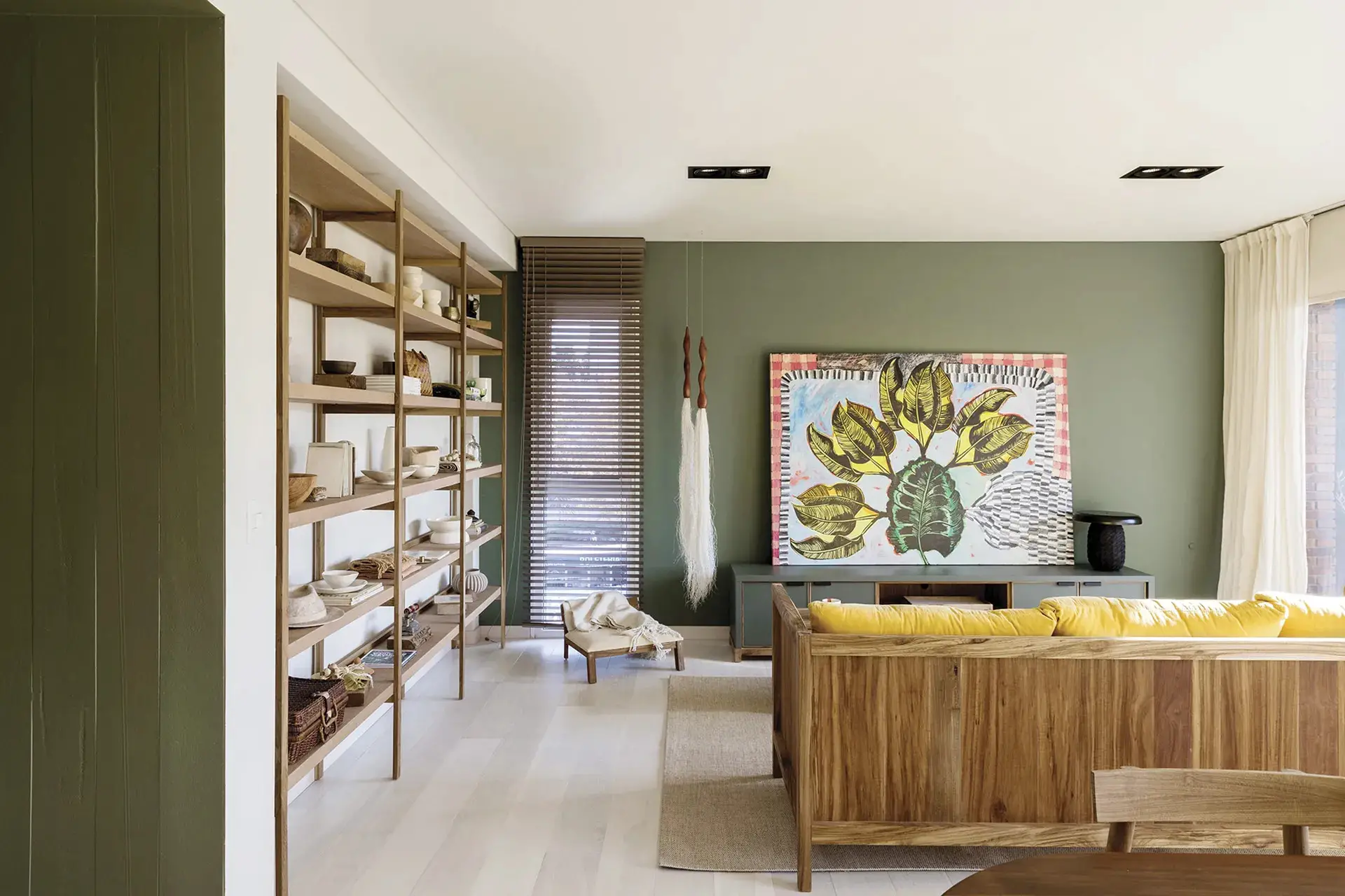阿根廷绿色时尚公寓 | 木质与自然的完美融合-5
