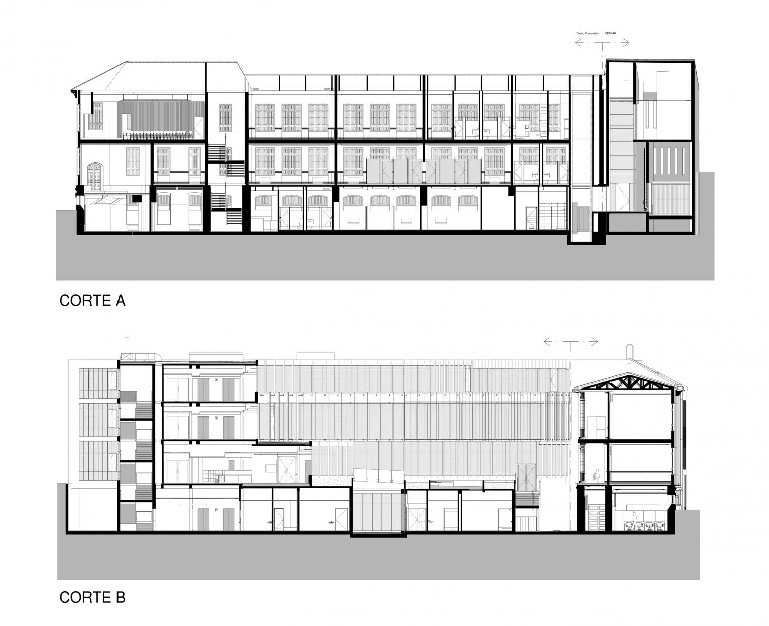 智利 Matta Sur 社区卫生中心丨智利圣地亚哥丨西班牙 Luis Vidal 建筑事务所-23