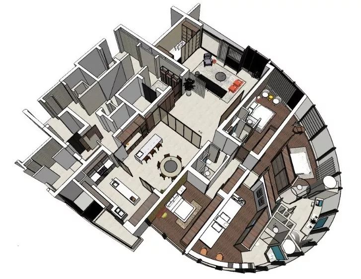 珠江畔的天誉半岛杨宅,融入 270 度江景的现代设计-30