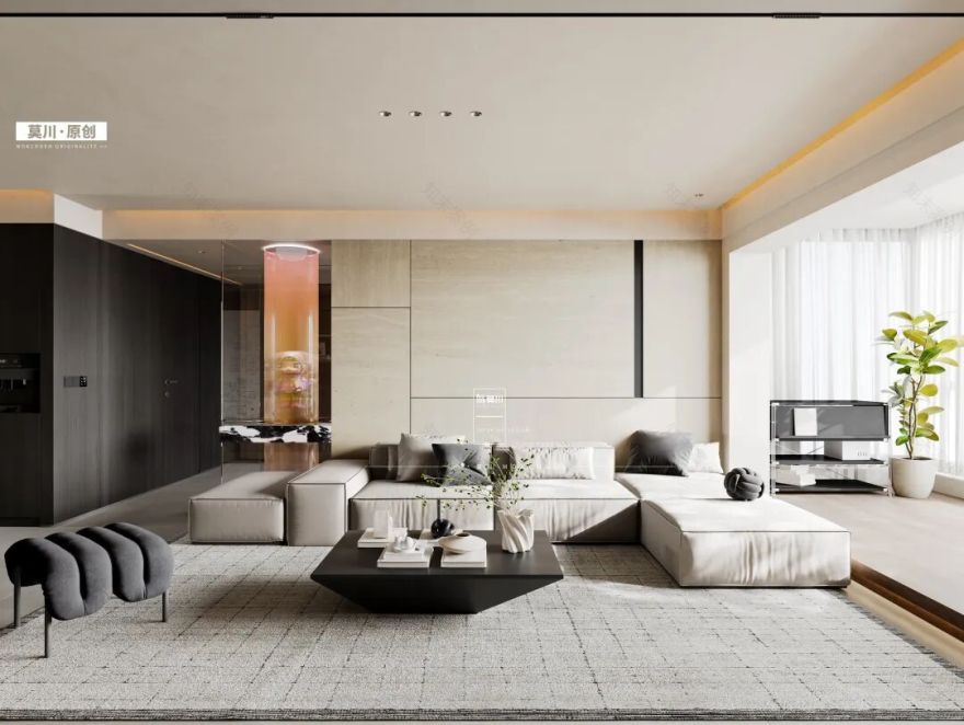 【莫川作品】深圳龙岗168㎡意式风格的家-93