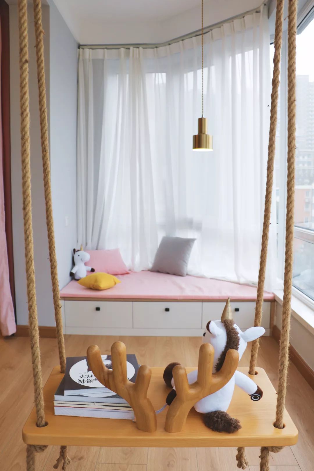浪漫北欧风爱巢,秋千荡漾幸福生活-46