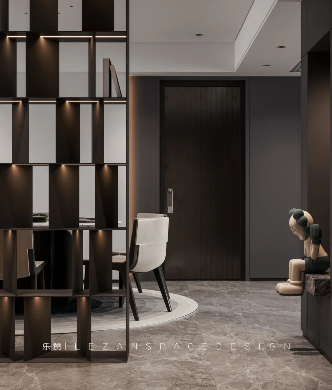 高质人居 唯美灰调丨中国上海丨宁波市乐赞室内装饰设计有限公司-16