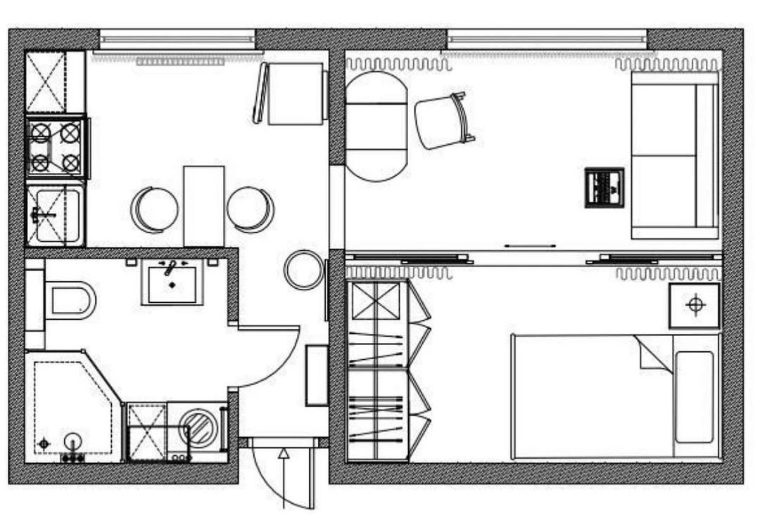 复古小宅室内设计丨BYCHKOV-16
