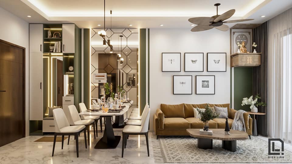 Sketchup公寓室内模型丨Dieu Linh-1