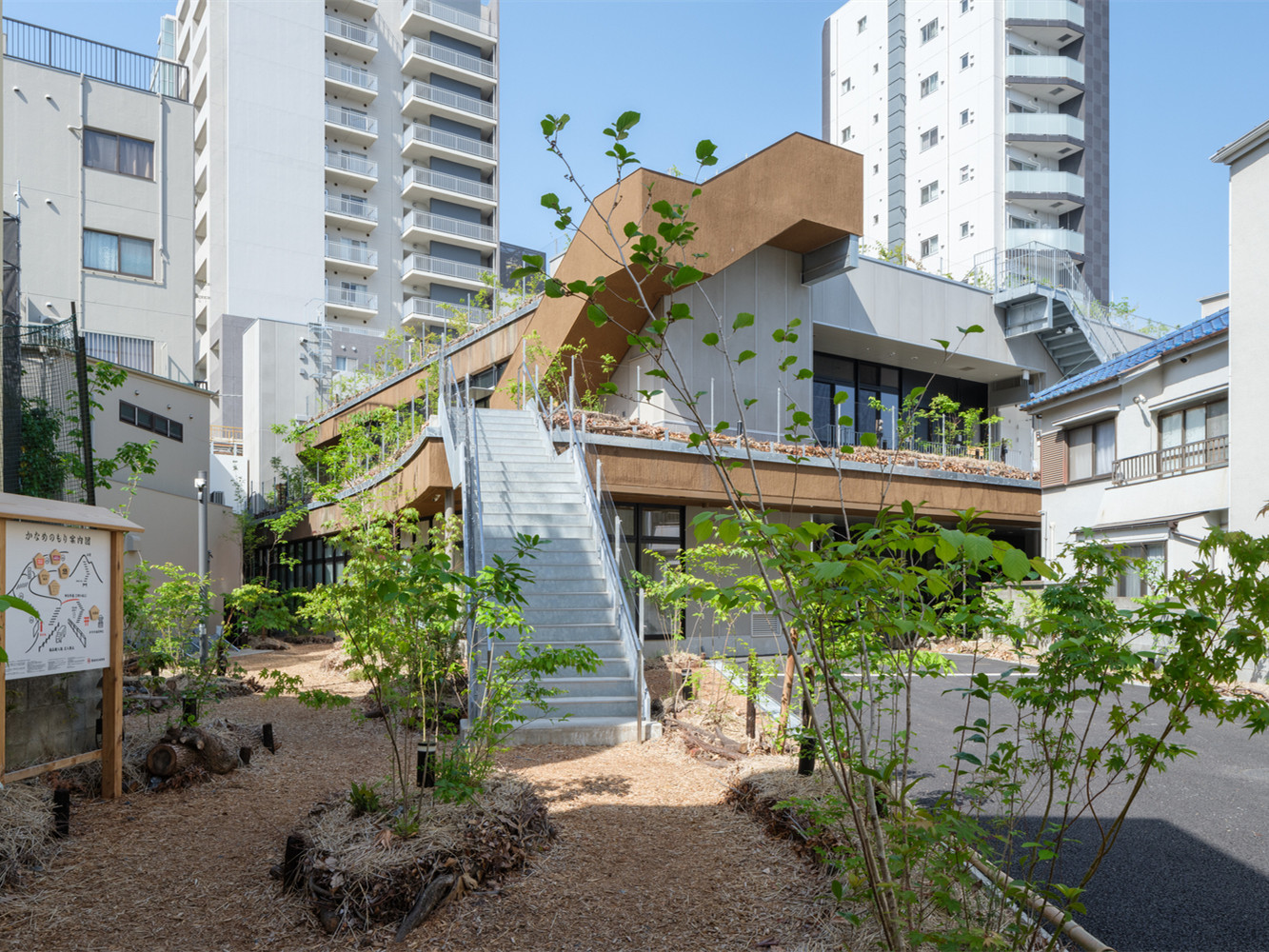 日本 Keystone 森林商业建筑丨日本东京丨Nori 建筑事务所+高田景观设计公司-3