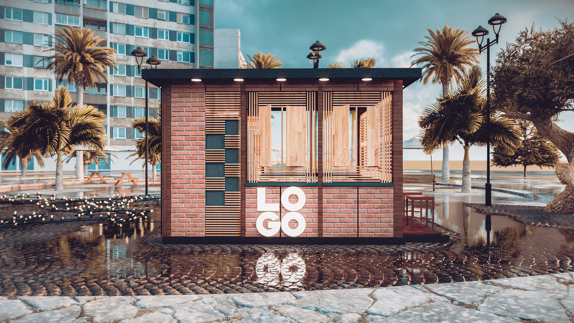 Cityscape Egypt Event | Booth Design, Cafe-9