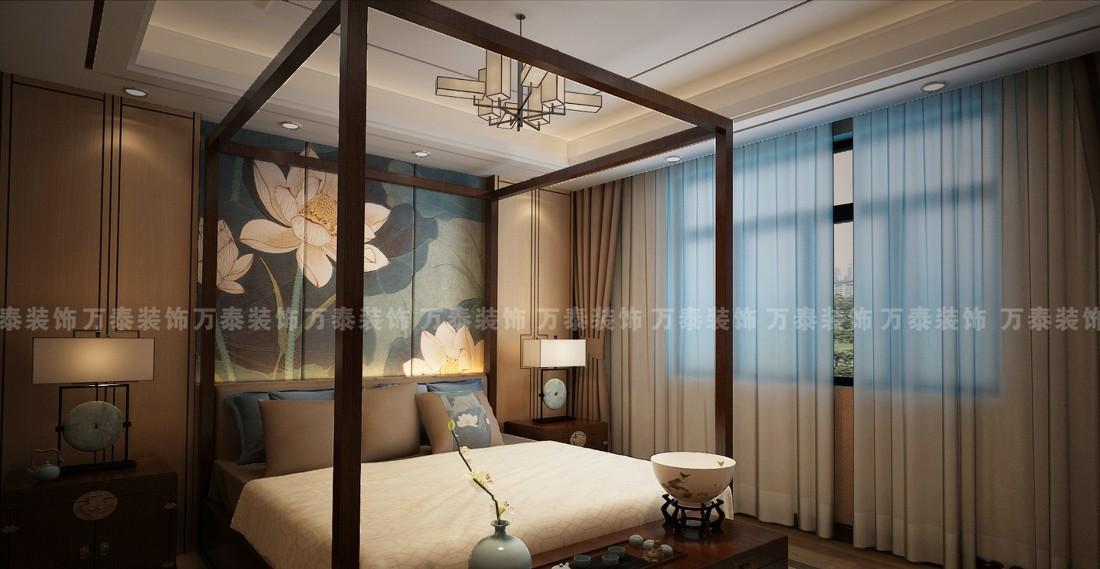 济南万泰装饰东城逸家 180 平中式雅居-8