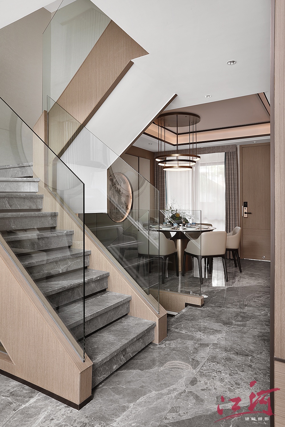 璟悦公馆新中式别墅 | 江河摄影-5