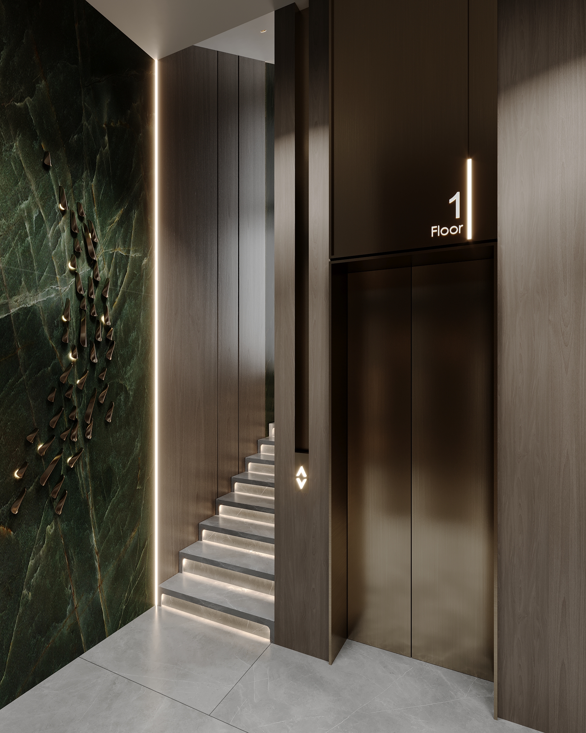 Staircase design. Dubai-5