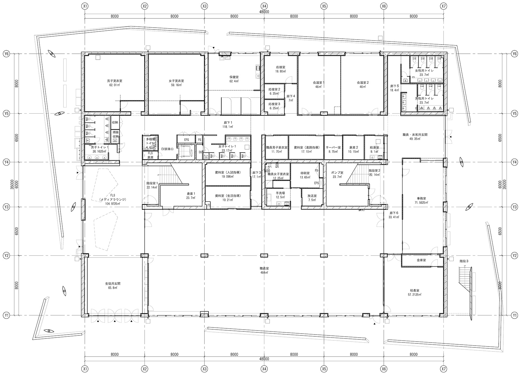 大阪学院大学高等学校丨日本大阪丨Atsushi Kitagawara Architects-36