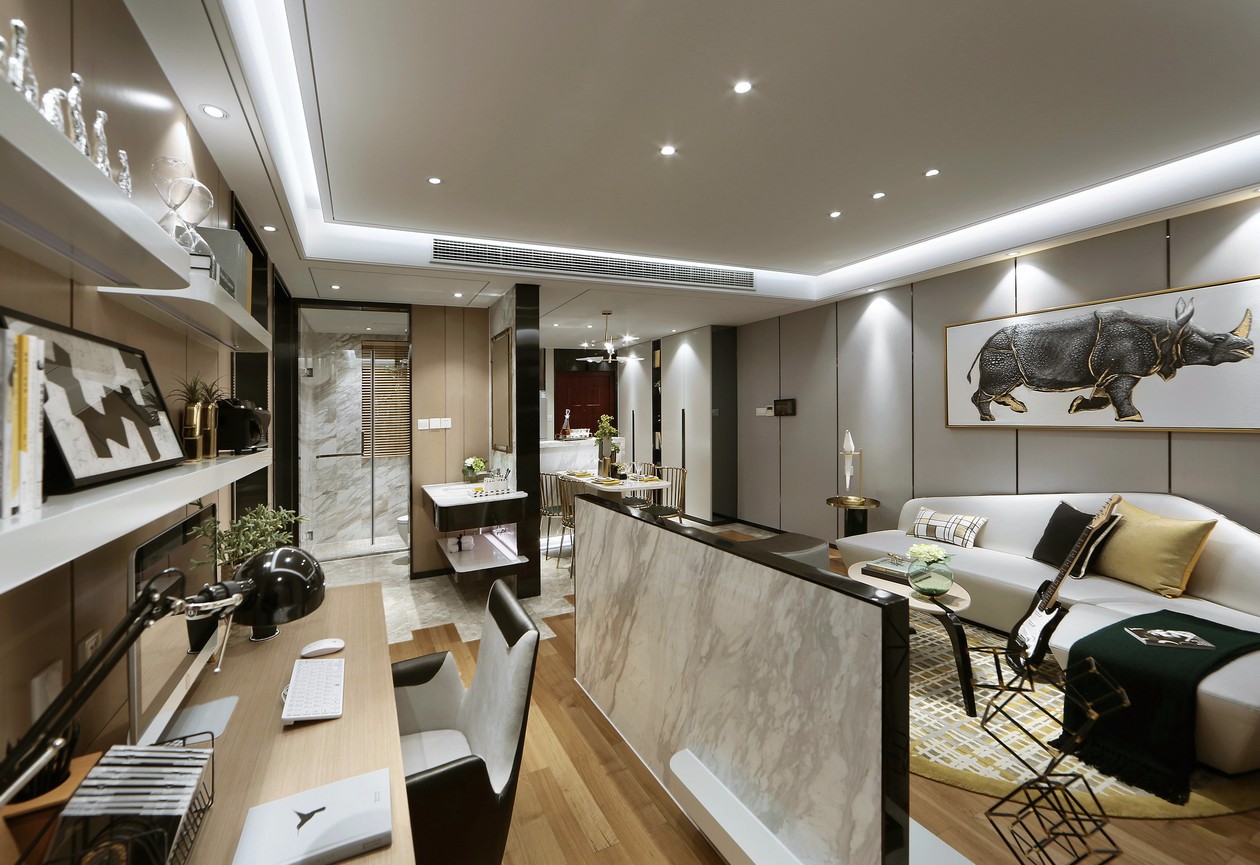 金地·新城·大境C户型样板房 天鼓装饰设计-13