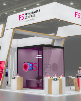 Design concept for exhibition stand - FRAGRANCE SCEINCE
