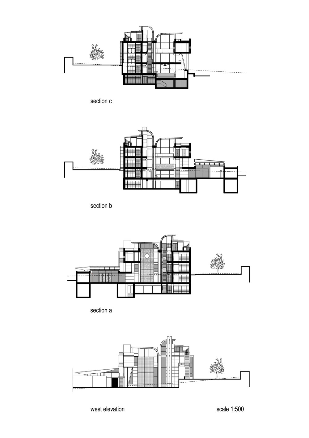 希腊校园图书馆 · 动态曲线屋顶下的知识空间-47