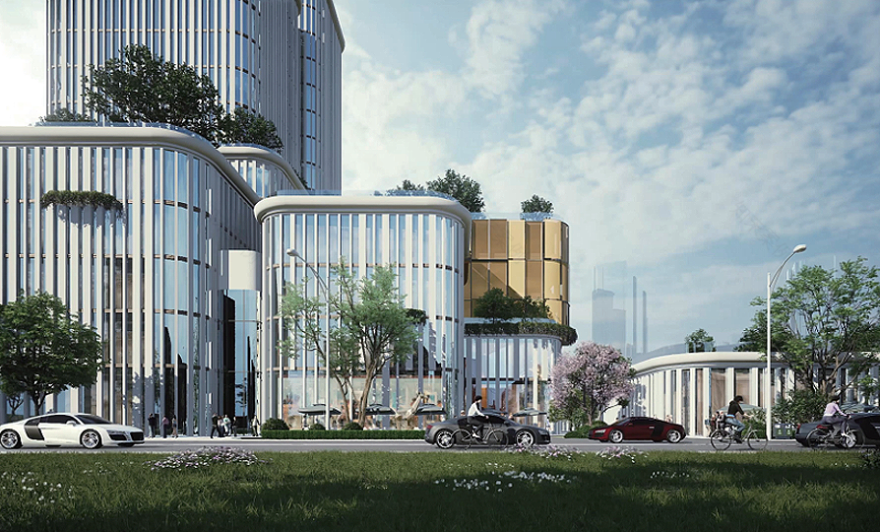 黄岩立体山水城市综合体丨千城建筑-21