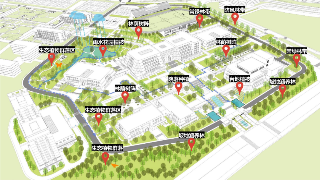 延安大学新校区景观设计丨中国延安丨清华大学建筑设计研究院有限公司-55