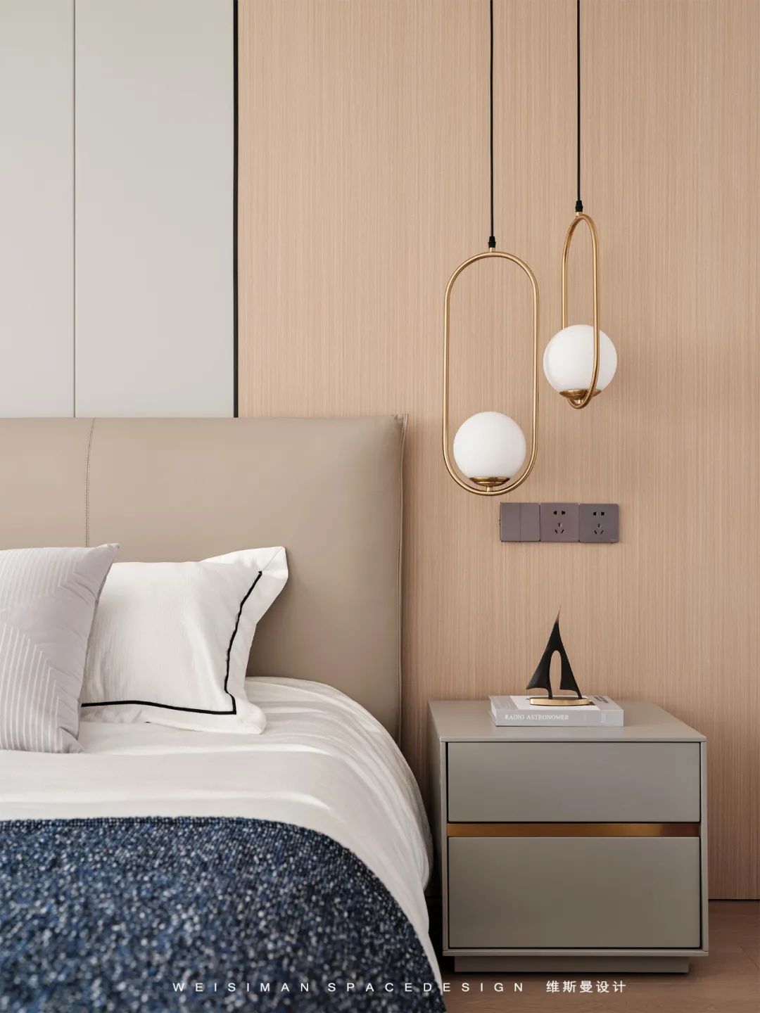 奶油色调的温柔私宅丨苏州维斯曼全案设计-50