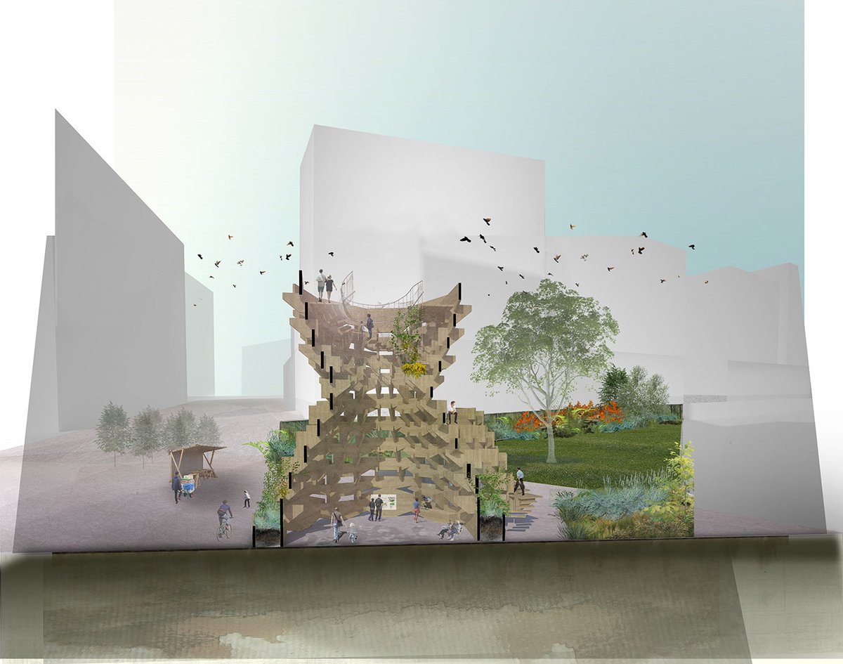 大象公园 Pavilion（注：Pavilion 一般指亭子、楼阁、展馆等，因缺乏具体语境，难以精准翻译该词） 丨英国伦敦丨Erect Architecture-10