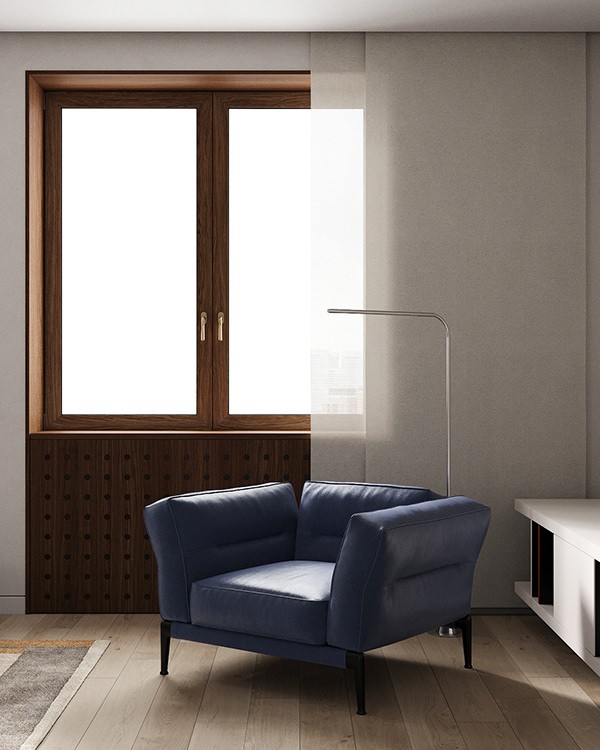 中性色系公寓设计  不一样的设计感-4