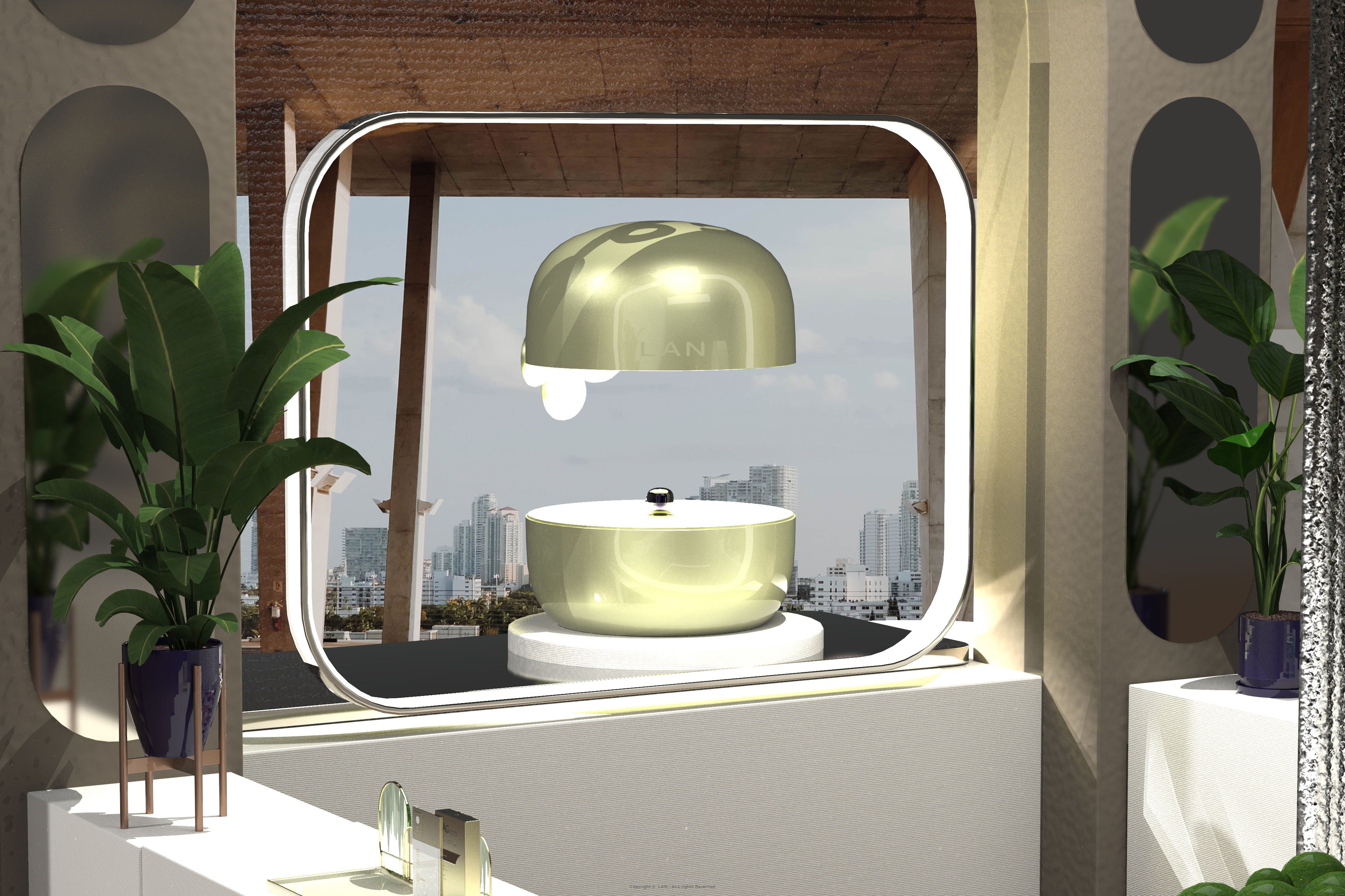 日系护肤品牌海南免税柜台设计丨中国海南丨Cocochi BPG-29