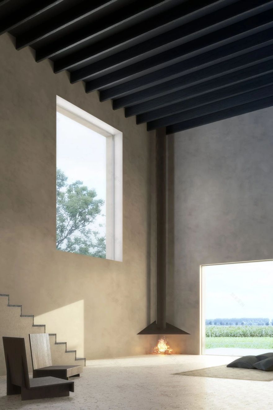 比利时极简主义别墅设计丨Element Architecten-90