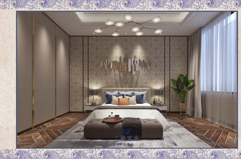 肖府新中式私人别墅设计 | 自然隐喻，清逸灵动-23