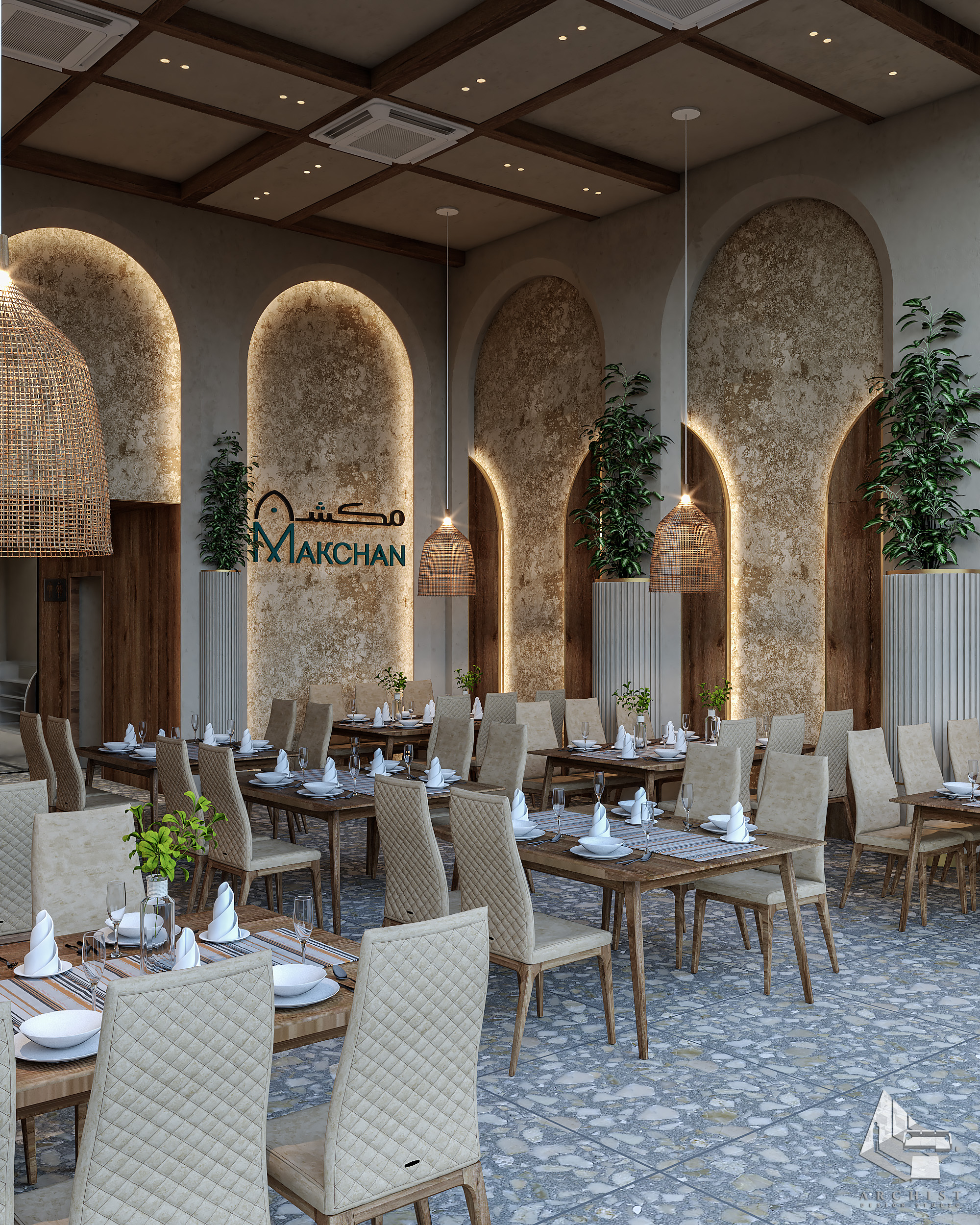 MAKCHAN YANBU 分店室内设计丨沙特阿拉伯延布-10