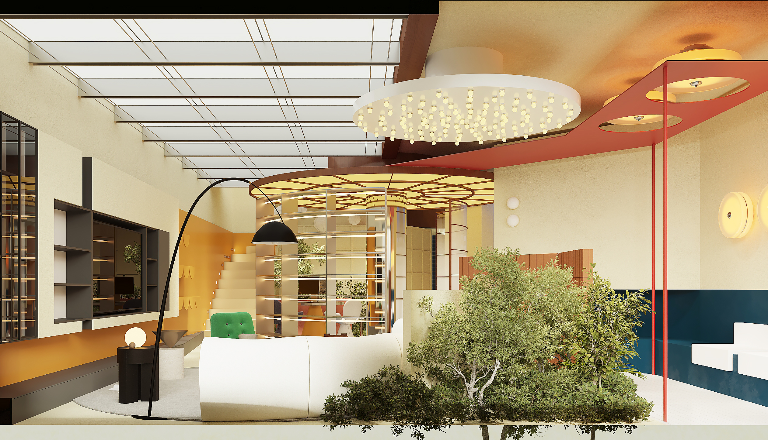 中古包豪斯定制办公展陈空间-2