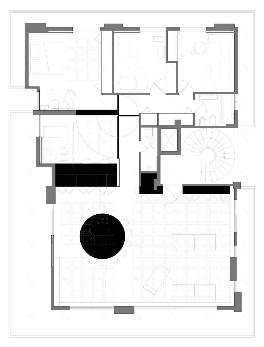 三居室公寓丨希腊雅典丨DeMachinas,Elina Loukou-17