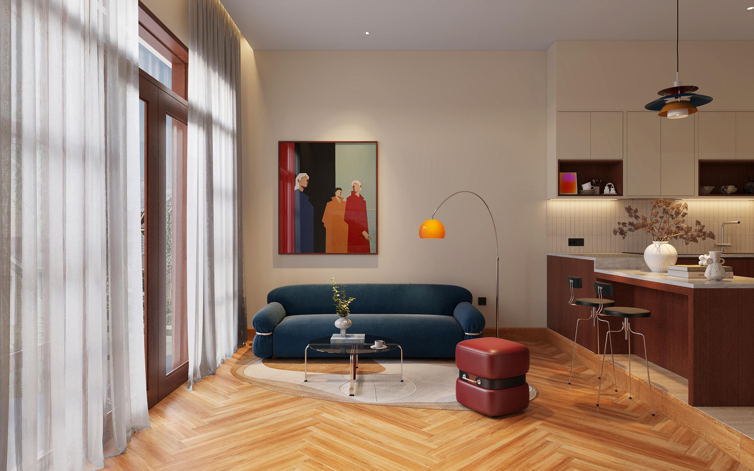 MODERN MIDCENTURY HOMESTAY-1