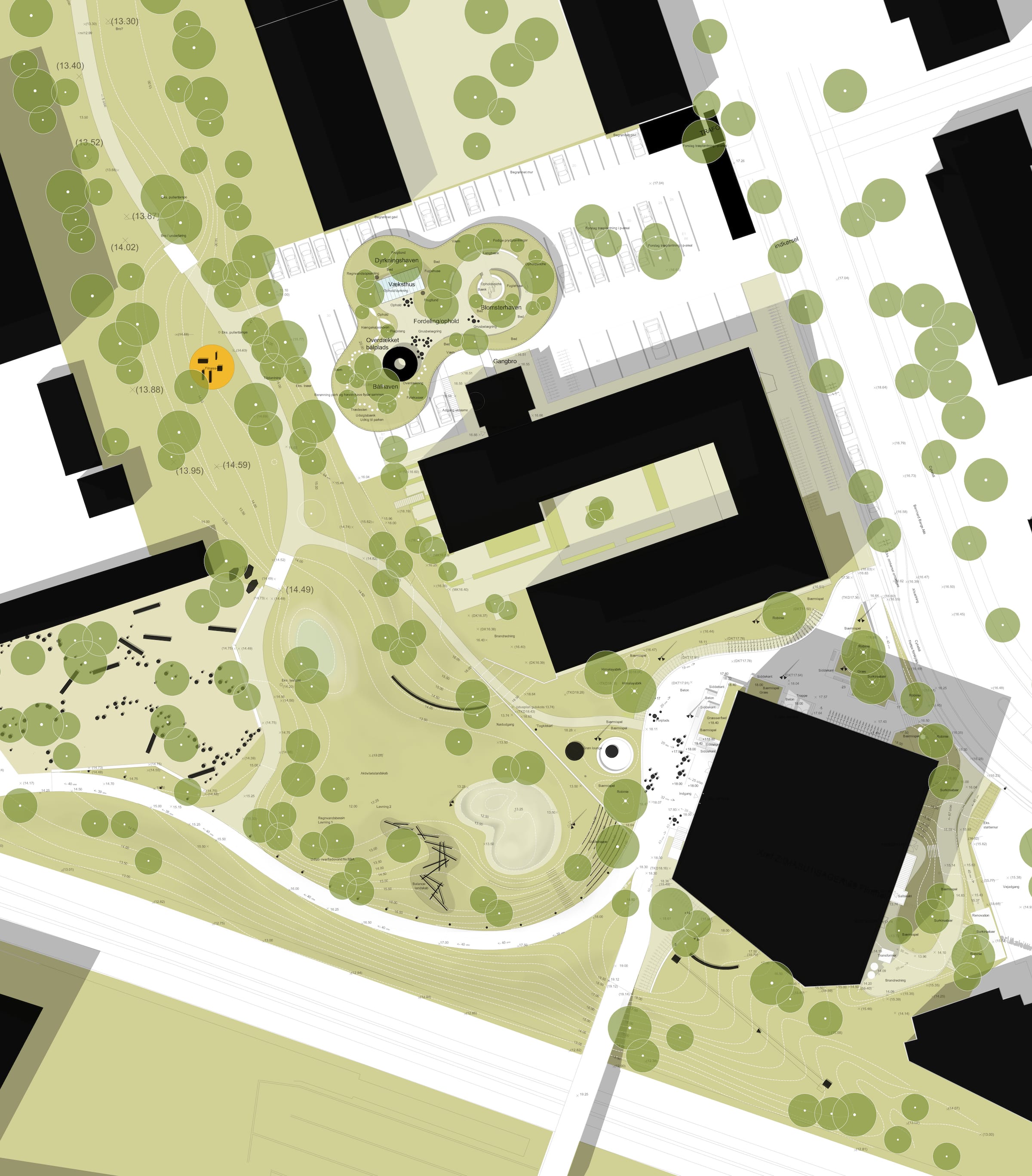 丹麦腓特列斯贝,感官体验治疗屋顶花园-47