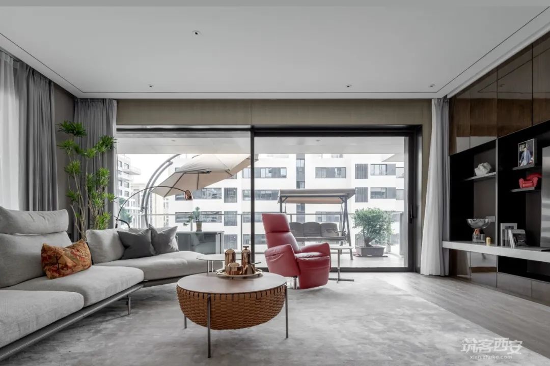 曲江玫瑰园·刘雅娟的大平层艺术装扮丨中国西安丨様家荟·御点软装设计中心-34