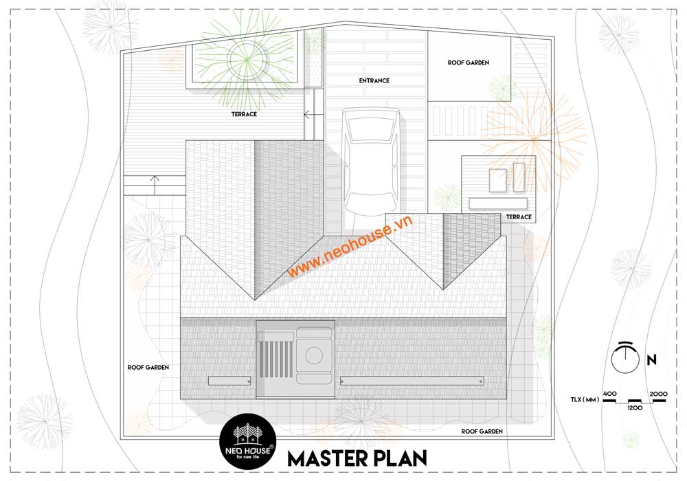 现代简约两层别墅设计,亲近自然的生活空间-13
