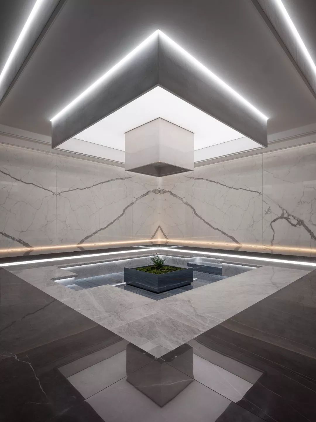 诗连达岩板展厅 | 山水意境，人文艺术的空间表达-14