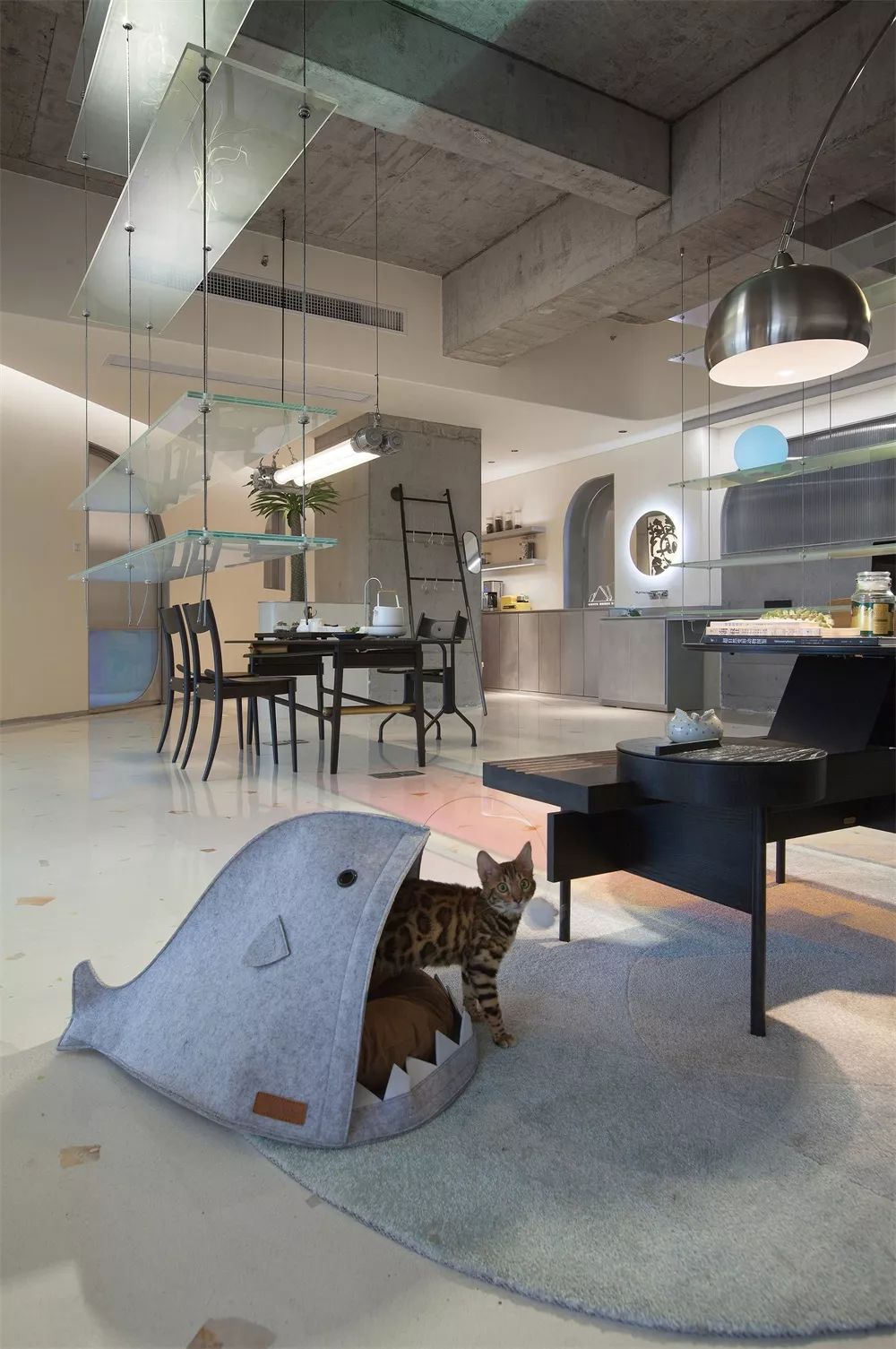 卧野空间设计事务所办公室——自由交流的弧形空间-62