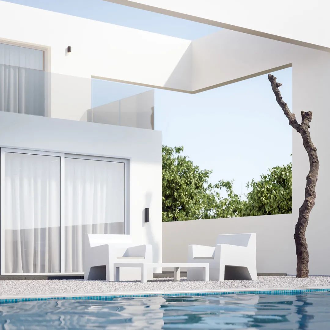 Interiors With Pockets Of Greenery And Modern Staircases-15