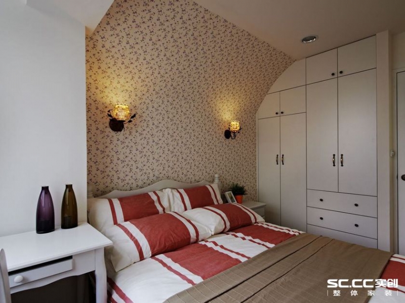 中环花苑103平三居乡村田园风格设计-13