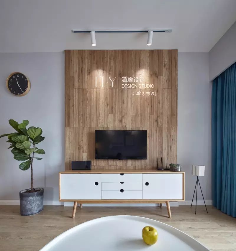 涵瑜设计打造 89㎡北欧清新风,实现空间通透与互动-31