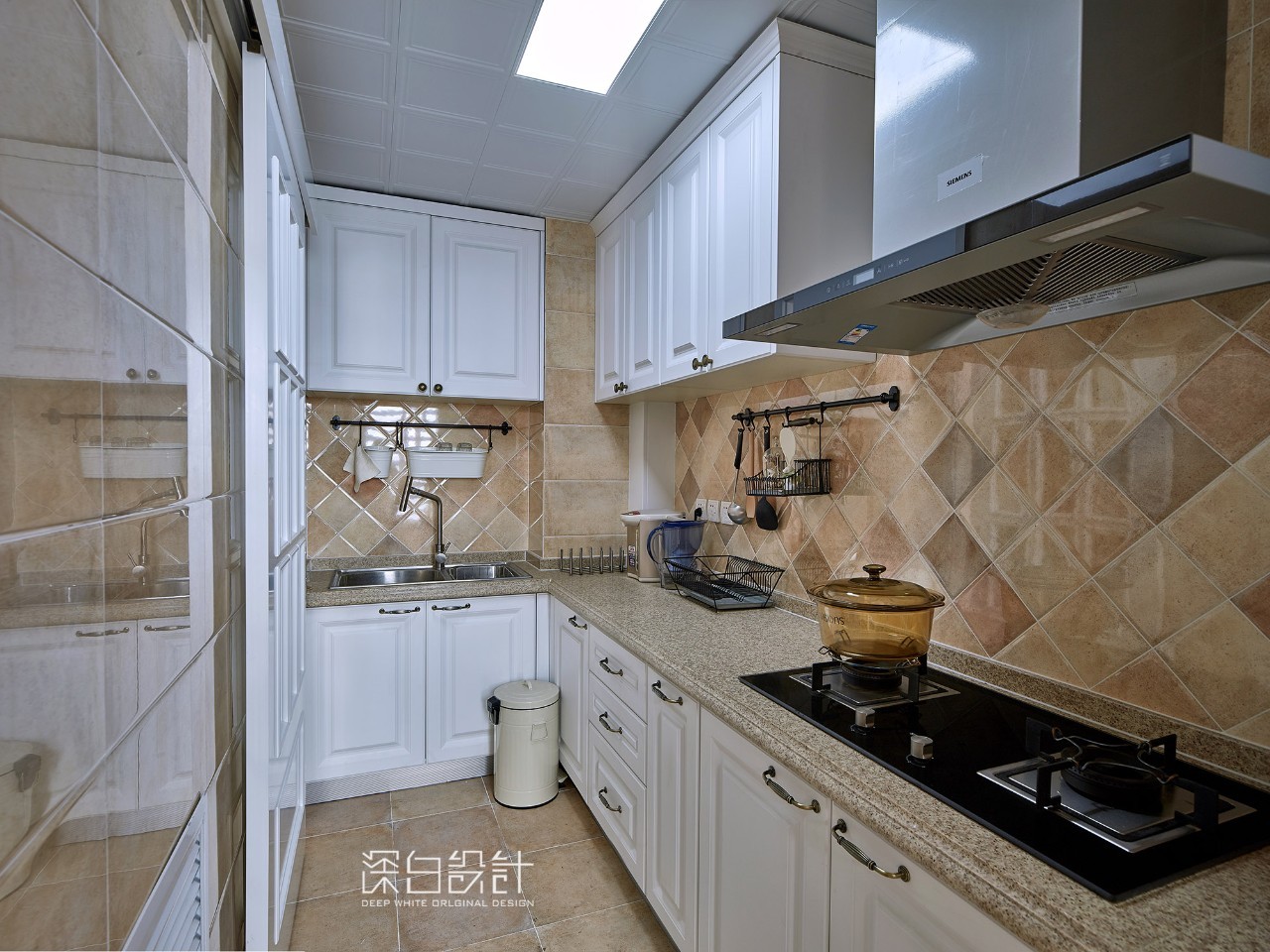 天津 90 平米美式休闲家居设计，浪漫雅致的中西合璧-28