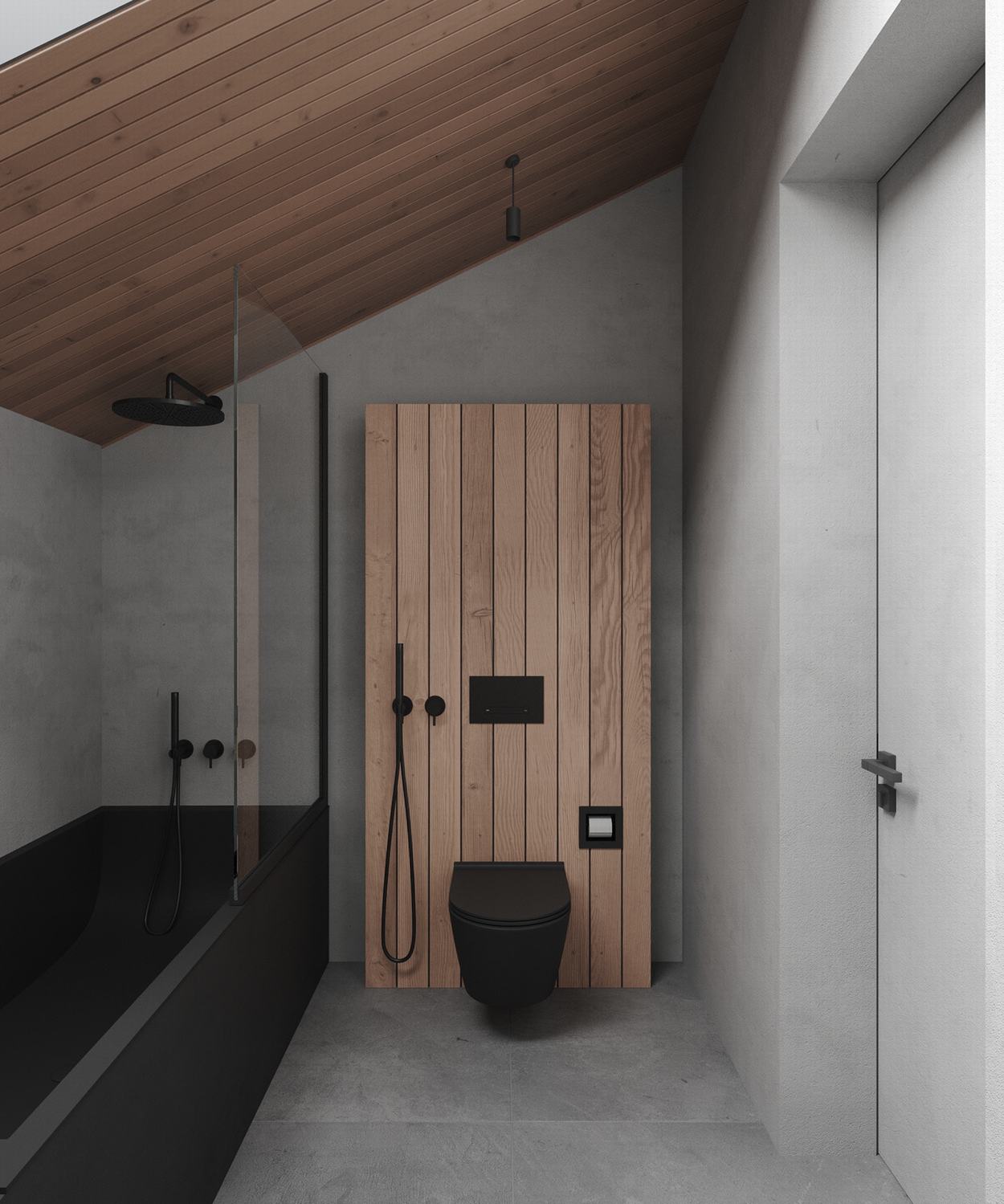 莫斯科森林中的自然共生别墅丨Stephen Tsymbaliuk-44