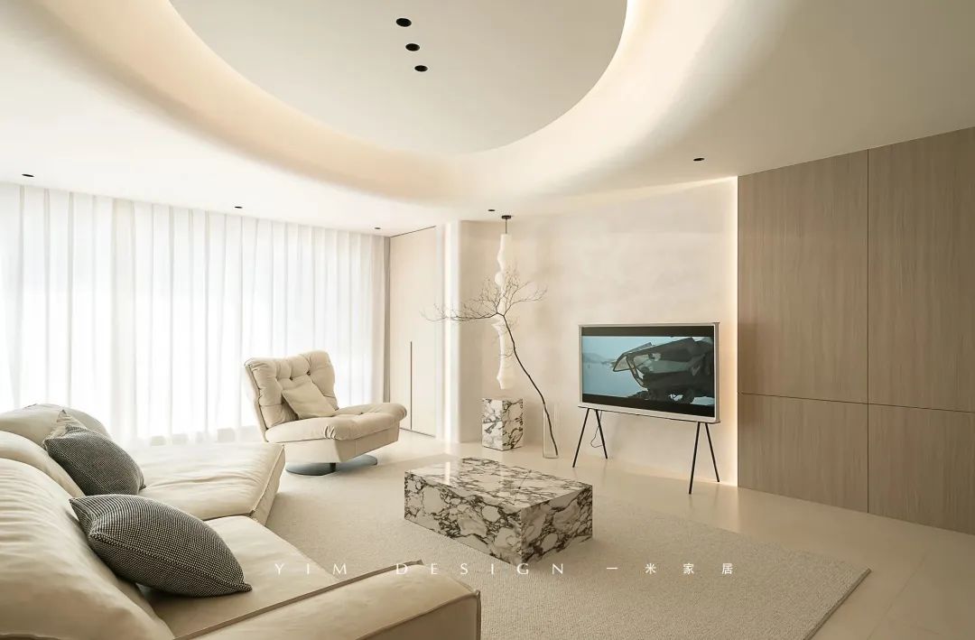软沙丘 · 极简奶油空间丨YIM DESIGN-16
