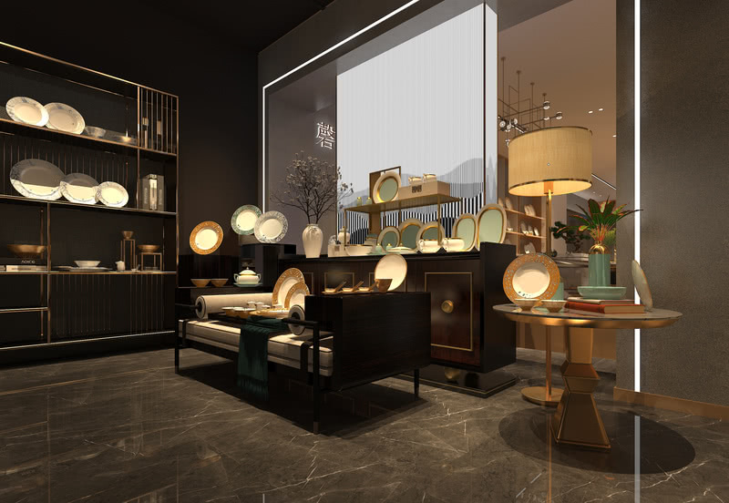 广东潮州新南湖骨瓷展厅-5