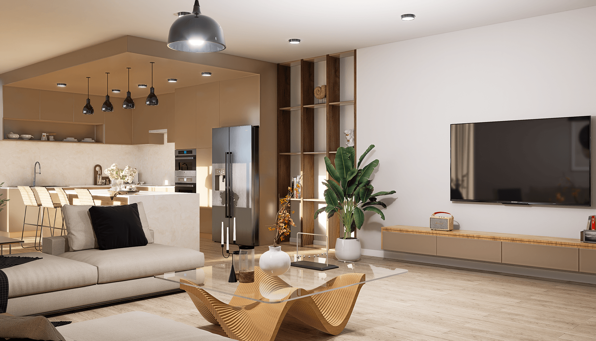 Equilibrio Natural: Interior, Luz y Jardín-4