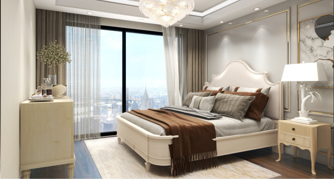 美式复古别墅设计丨洛克整案设计中心-62