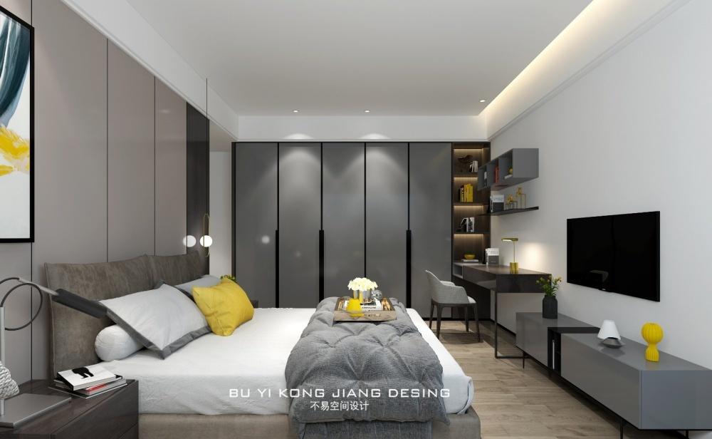 现代灰色调居家空间设计-10