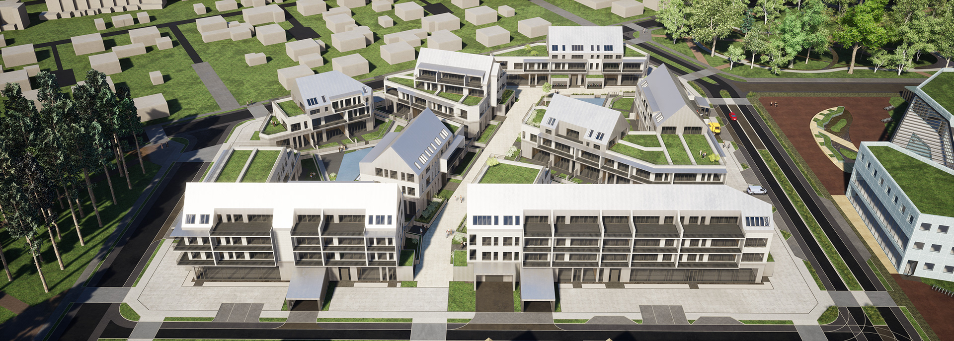 高密度和低层多功能木结构住宅区丨波兰比得哥什丨Damian Dominiczak-135